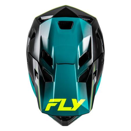 Casque vélo FLY RACING Rayce Repeat - noir/Teal/Hi-Vis