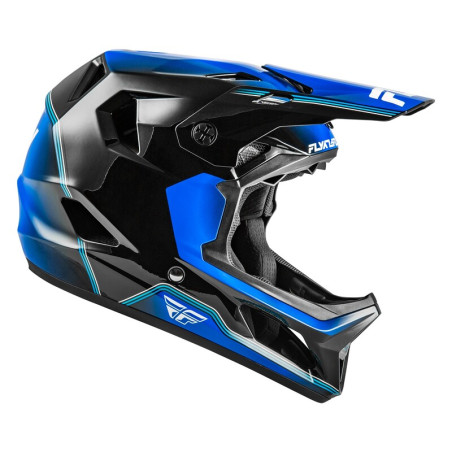 Casque vélo FLY RACING Rayce Repeat - noir/bleu foncé