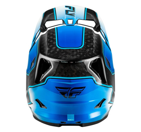 Casque vélo FLY RACING Werx-R Carbon Flow - bleu/blanc