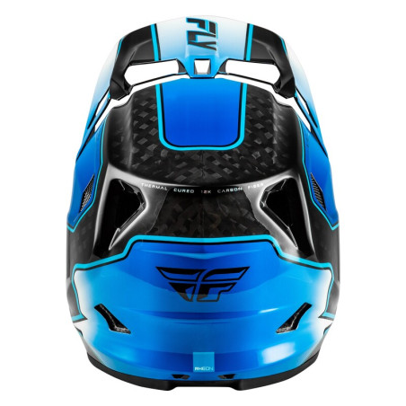 Casque vélo FLY RACING Werx-R Carbon Flow - bleu/blanc