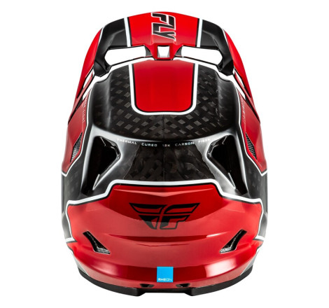Casque vélo FLY RACING Werx-R Carbon Flow - rouge/noir