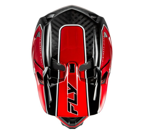 Casque vélo FLY RACING Werx-R Carbon Flow - rouge/noir