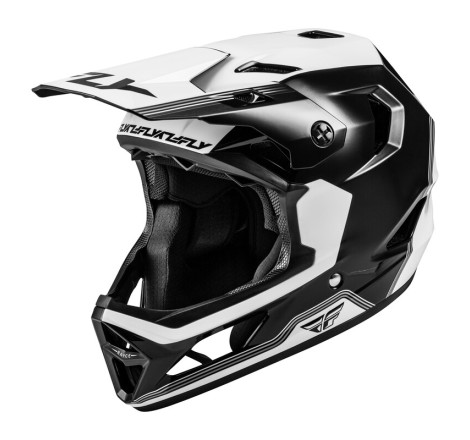 Casque enfant vélo FLY RACING Rayce Repeat - noir/blanc