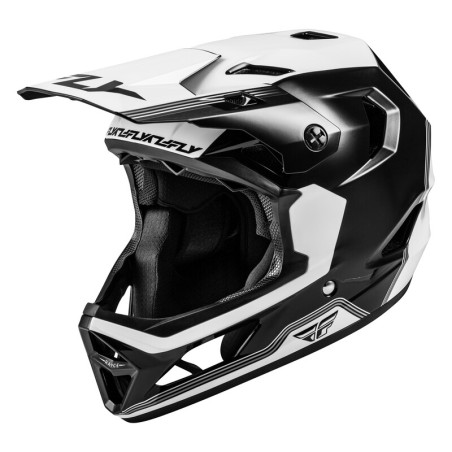 Casque enfant vélo FLY RACING Rayce Repeat - noir/blanc