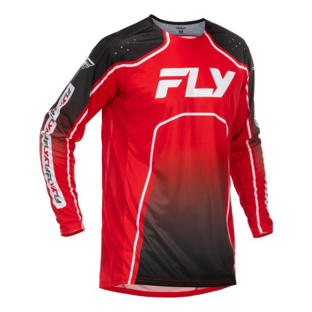 Maillot vélo FLY RACING Rayce - rouge/noir/blanc