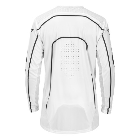 Maillot vélo FLY RACING Rayce - blanc/noir