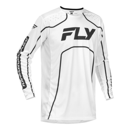 Maillot vélo FLY RACING Rayce - blanc/noir
