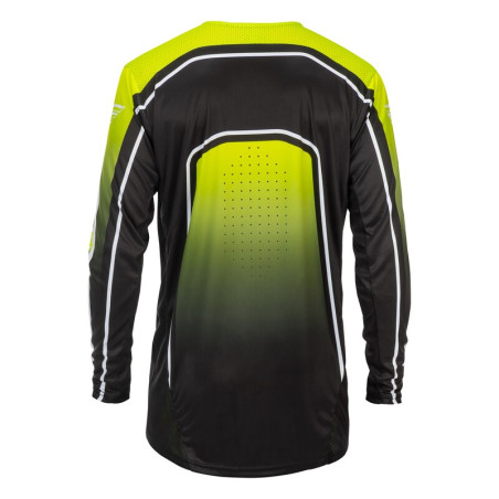 Maillot vélo FLY RACING Rayce - Lime/noir/blanc