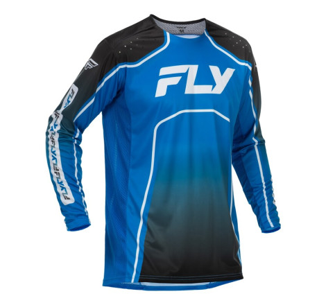 Maillot vélo FLY RACING Rayce - bleu/noir/blanc