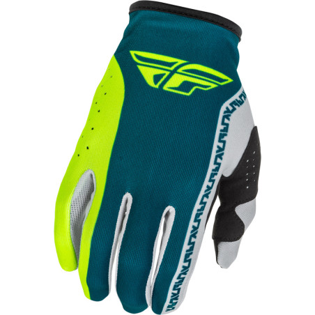 Gants FLY RACING Lite Taille XXL - gris/Lime/Teal