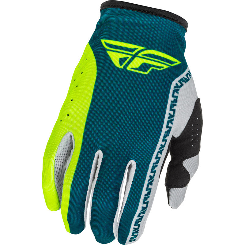 Gants FLY RACING Lite Taille M - gris/Lime/Teal