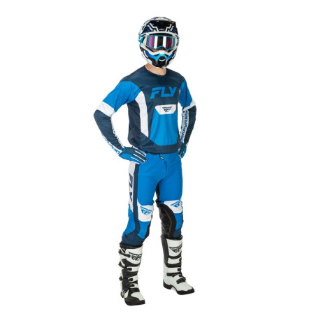 Gants FLY RACING Lite Taille XXL - bleu/blanc