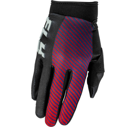 Gants enfant FLY RACING F-16 Taille YXXS - noir/rouge/violet