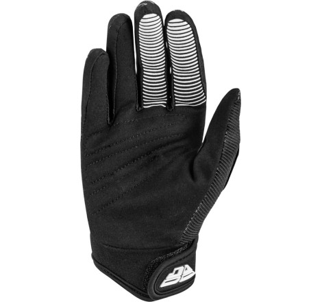 Gants enfant FLY RACING F-16 Taille YL - noir/blanc