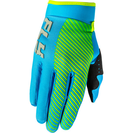 Gants enfant FLY RACING F-16 Taille YM - bleu/jaune fluo