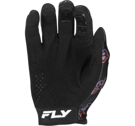 Gants FLY RACING Lite Outline Special Edition Taille L - noir/rouge/violet
