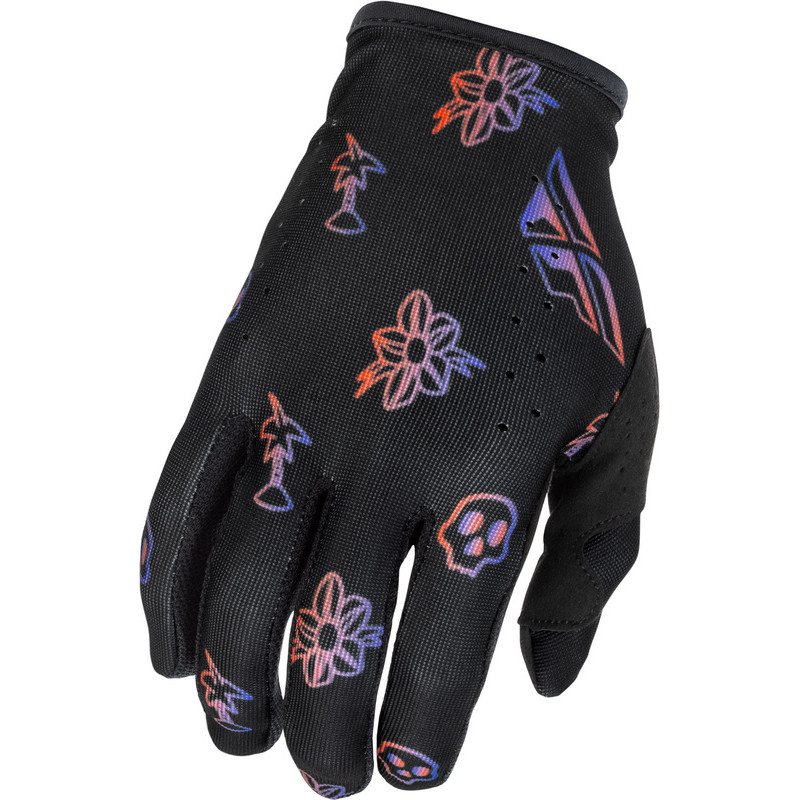 Gants FLY RACING Lite Outline Special Edition Taille XL - noir/rouge/violet