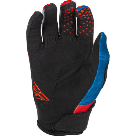 Gants enfant FLY RACING Kinetic Taille YM - rouge/blanc/bleu