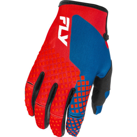 Gants enfant FLY RACING Kinetic Taille YL - rouge/blanc/bleu