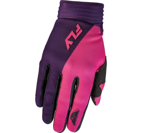 Gants femme FLY RACING F-16 Taille S - rose/mauve