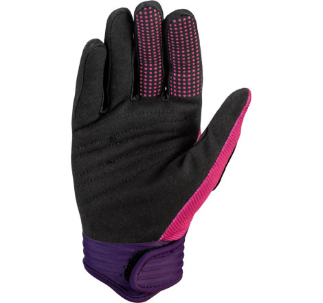 Gants femme FLY RACING F-16 Taille S - rose/mauve