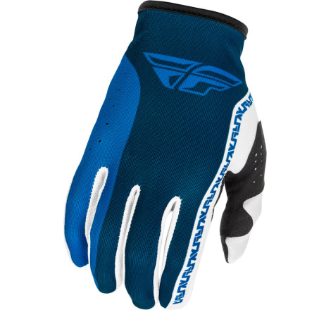 Gants enfant FLY RACING Lite Taille YL - bleu/blanc