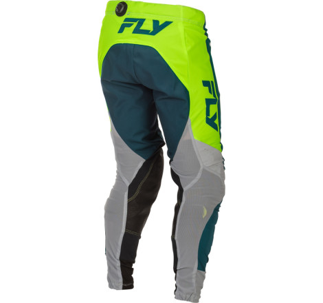 Pantalon FLY RACING Lite Taille 30 - gris/Lime/Teal