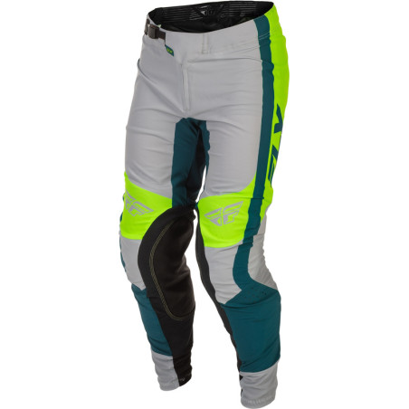 Pantalon FLY RACING Lite Taille 32 - gris/Lime/Teal