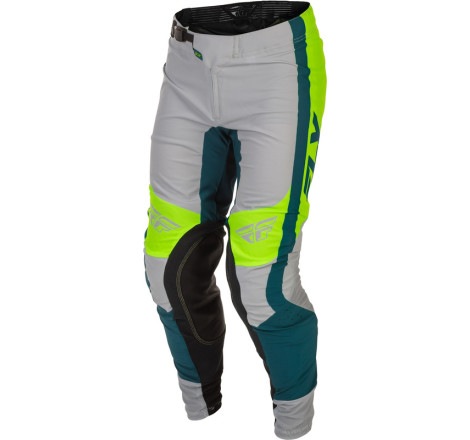 Pantalon FLY RACING Lite Taille 38 - gris/Lime/Teal