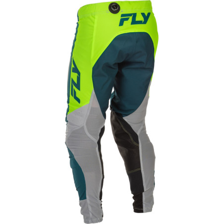 Pantalon FLY RACING Lite Taille 36 - gris/Lime/Teal