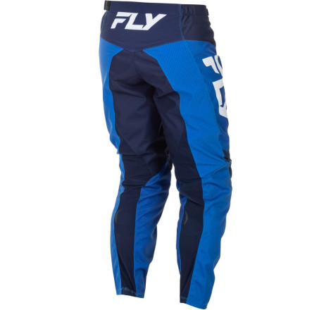 Pantalon FLY RACING F-16 Taille 42 - bleu/bleu foncé/blanc