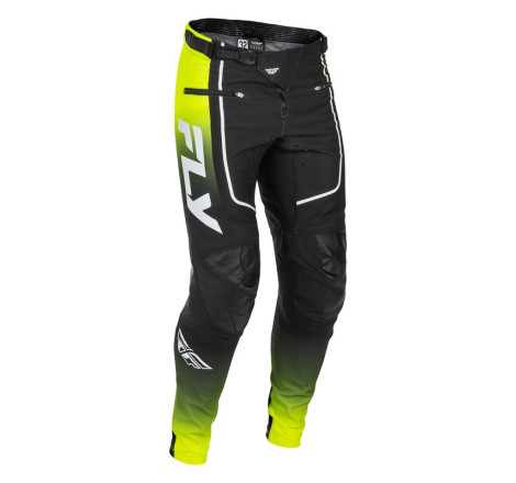 Pantalon vélo FLY RACING Rayce - Lime/noir/blanc