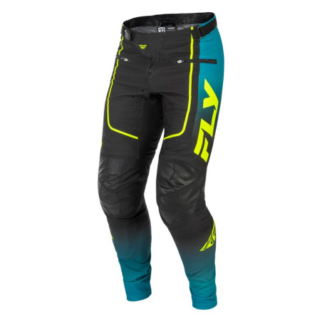 Pantalon vélo FLY RACING Rayce - Teal/noir/Lime