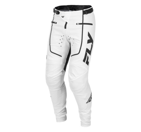 Pantalon vélo FLY RACING Rayce - blanc/noir