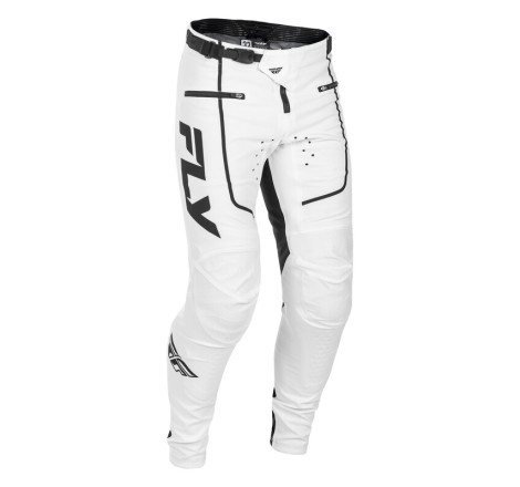 Pantalon vélo FLY RACING Rayce - blanc/noir