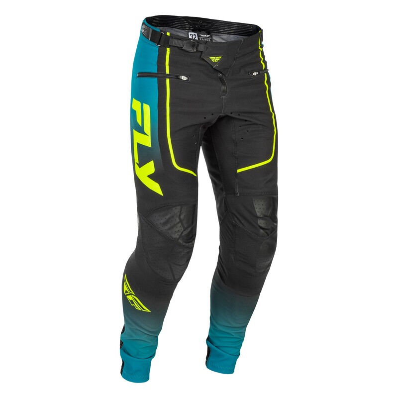 Pantalon vélo FLY RACING Rayce - Teal/noir/Lime