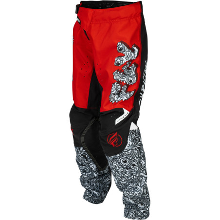 Pantalon enfant FLY RACING Kinetic Mutant Taille 22 - rouge/blanc/noir