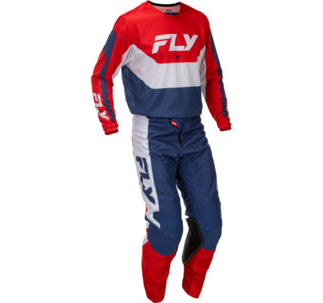 Pantalon FLY RACING Kinetic Taille 36 - rouge/blanc/bleu