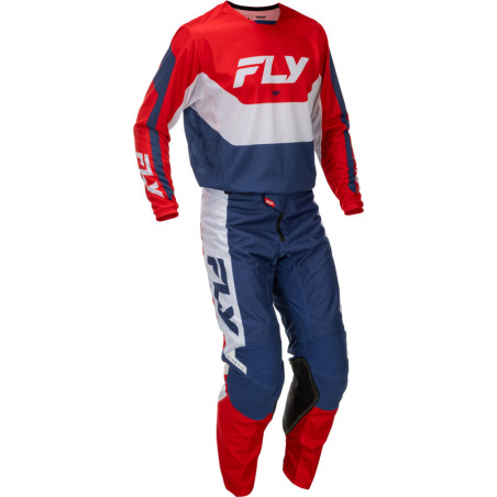 Pantalon FLY RACING Kinetic Taille 36 - rouge/blanc/bleu