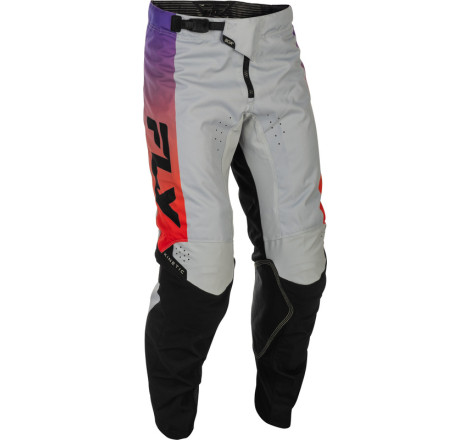 Pantalon FLY RACING Kinetic Taille 30 - gris/rouge/violet/noir