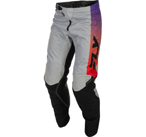 Pantalon FLY RACING Kinetic Taille 28 - gris/rouge/violet/noir