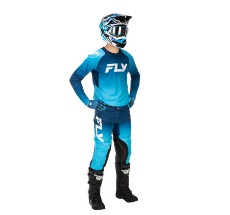 Pantalon FLY RACING Evolution DST Taille 28 - bleu/blanc