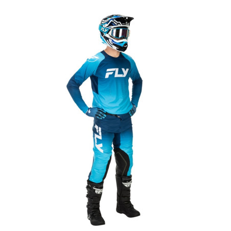 Pantalon FLY RACING Evolution DST Taille 30 - bleu/blanc