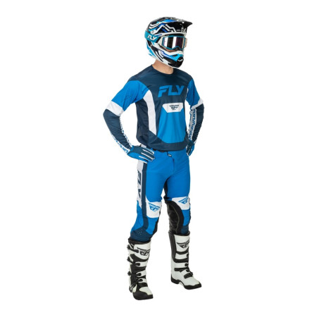 Maillot FLY RACING Lite Taille XL - bleu/blanc