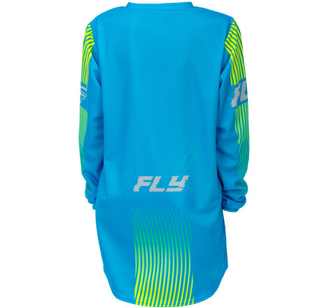 Maillot enfant FLY RACING F-16 Taille YXL - bleu/jaune