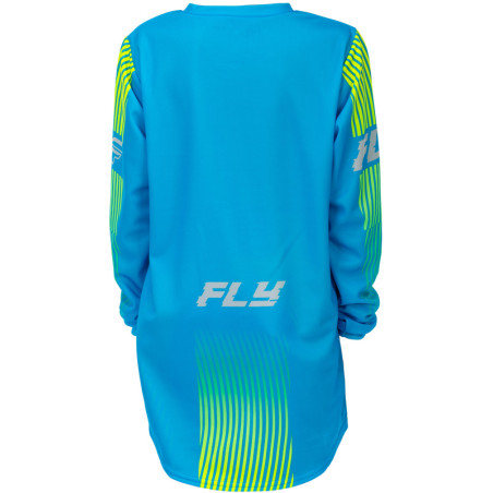 Maillot enfant FLY RACING F-16 Taille YL - bleu/jaune