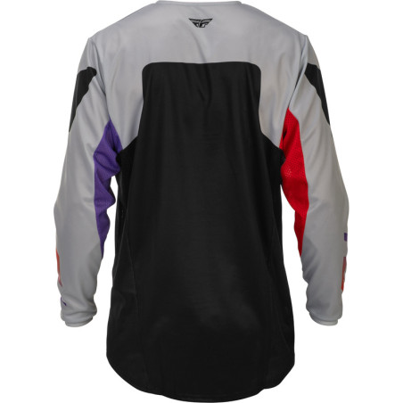 Maillot FLY RACING Kinetic Taille XXL - gris/rouge/violet/noir
