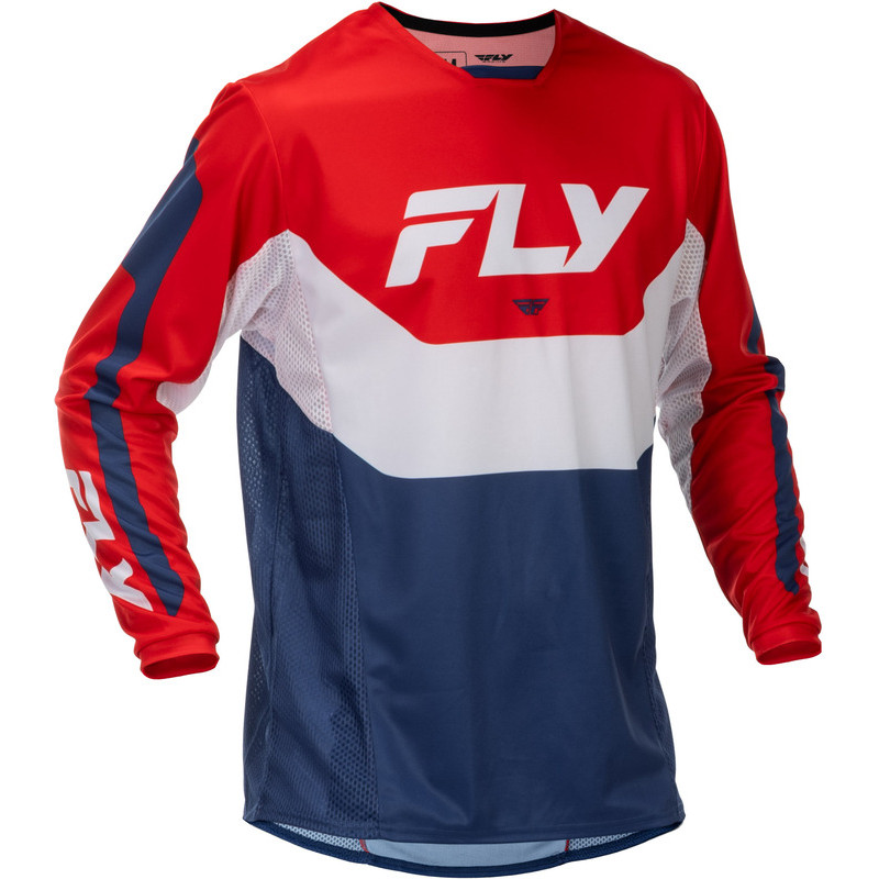 Maillot FLY RACING Kinetic Taille M - rouge/blanc/bleu