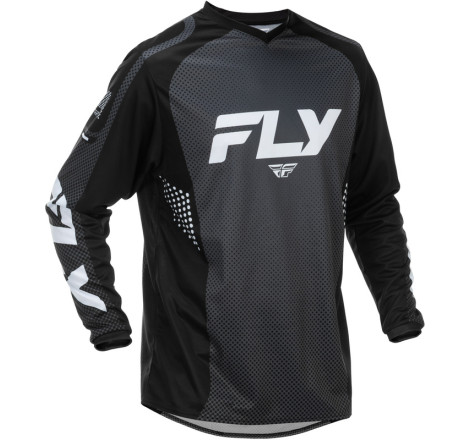 Maillot FLY RACING F-16 Taille XXL - noir/blanc