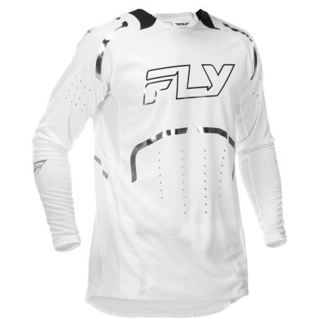 Maillot FLY RACING Evolution DST Flash LE Taille L - blanc/argent